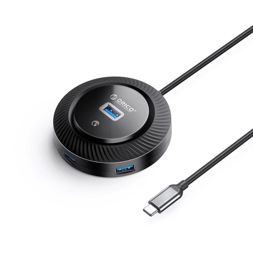 USB хъб Orico USB3.0 HUB Type-C - 4 x USB3.0 - YK2-C3-03-BK