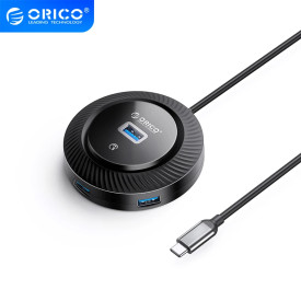 USB хъб Orico USB3.0 HUB Type-C - 4 x USB3.0 - YK2-C3-03-BK