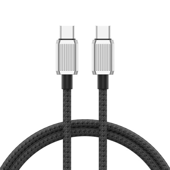 USB кабел Orico USB C-to-C PD 60W Charging 2.0m Black - GQZ60-20-BK