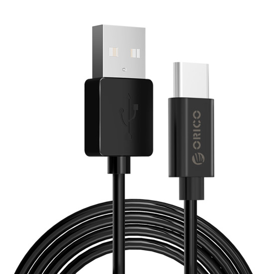 USB кабел Orico USB2.0 A/M to USB3.1 Type-C 1m - BTC-10-BK