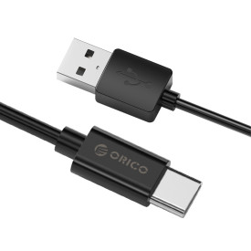 USB кабел Orico USB2.0 A/M to USB3.1 Type-C 1m - BTC-10-BK