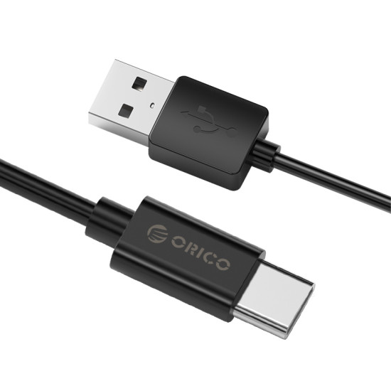 USB кабел Orico USB2.0 A/M to USB3.1 Type-C 1m - BTC-10-BK