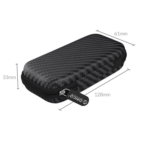 Калъф за външен диск Orico Storage Bag - NVMe Black - M2PH01-BK