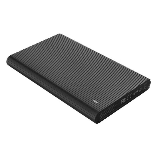 Външна кутия за диск Orico Storage - Case - 2.5 inch USB3.0 aluminium black - 2667U3-BK