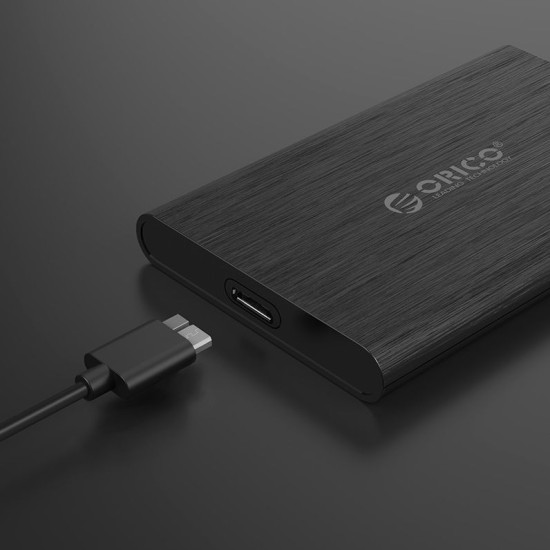 Външна кутия за диск Orico Storage - Case - 2.5 inch USB3.0 Black - 2189U3-BK
