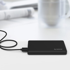 Външна кутия за диск Orico Storage - Case - 2.5 inch USB3.0 black - 2577U3-BK