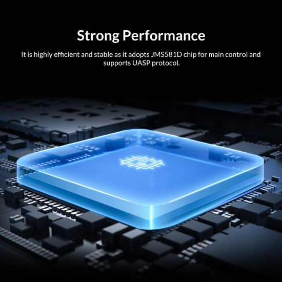 Външна кутия за два диска Orico Storage - Case - 2 x M.2 Dual Protocol NVMe+SATA, Aluminium - M2NV01-C3
