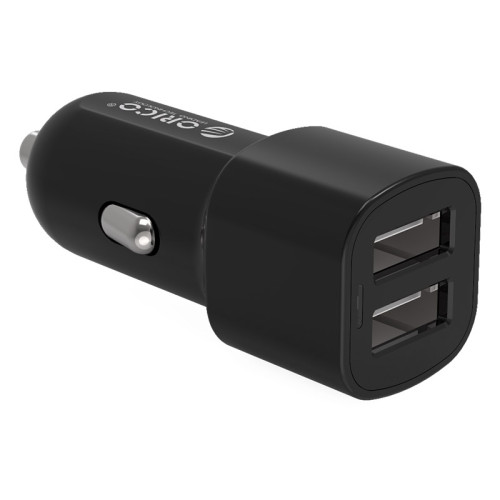 Зарядно Orico Charger Car 12V-24V - 18W 2 port 2.4A - UCL-2U