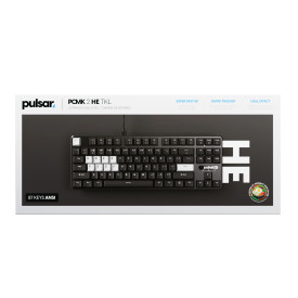 Клавиатура Pulsar Professional Gaming Mechanical Keyboard PCMK 2 HE TKL ANSI Black - 8K, Gateron Magnetic Switches Linear