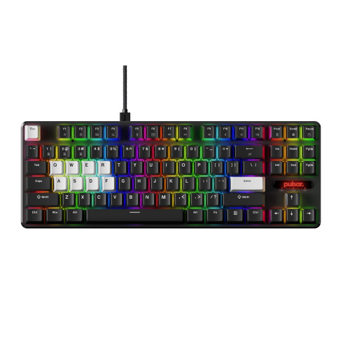 Клавиатура Pulsar Professional Gaming Mechanical Keyboard PCMK 2 HE TKL ANSI Black - 8K, Gateron Magnetic Switches Linear