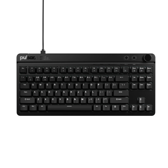 Клавиатура Pulsar Professional Gaming Mechanical Keyboard Xboard MS TKL ANSI Black - 8K, Cherry MX2A [Linear], RGB