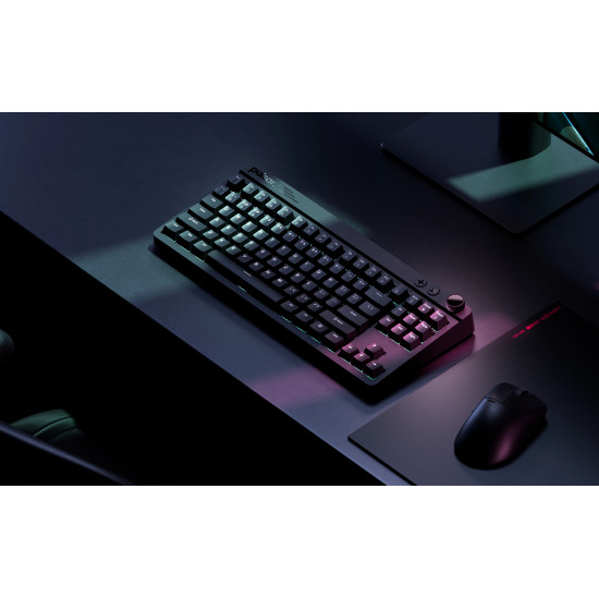 Клавиатура Pulsar Professional Gaming Mechanical Keyboard Xboard MS TKL ANSI Black - 8K, Cherry MX2A [Linear], RGB