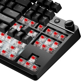 Клавиатура Pulsar Professional Gaming Mechanical Keyboard Xboard MS TKL ANSI Black - 8K, Cherry MX2A [Linear], RGB