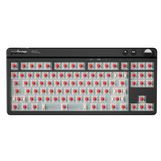 Клавиатура Pulsar Professional Gaming Mechanical Keyboard Xboard MS TKL ANSI Black - 8K, Cherry MX2A [Linear], RGB
