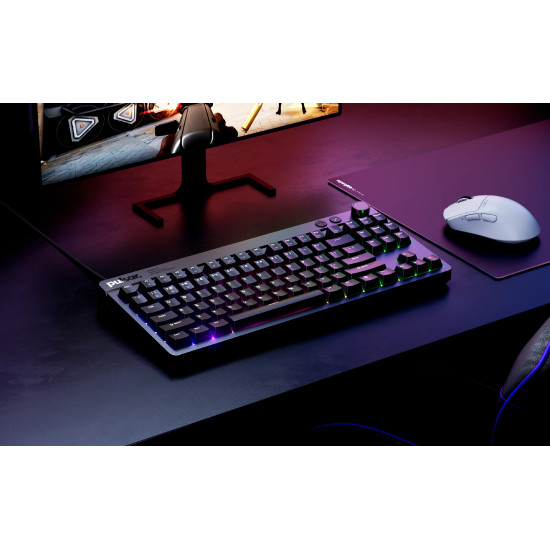 Клавиатура Pulsar Professional Gaming Mechanical Keyboard Xboard MS TKL ANSI Black - 8K, Cherry MX2A [Linear], RGB