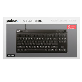 Клавиатура Pulsar Professional Gaming Mechanical Keyboard Xboard MS TKL ANSI Black - 8K, Cherry MX2A [Linear], RGB