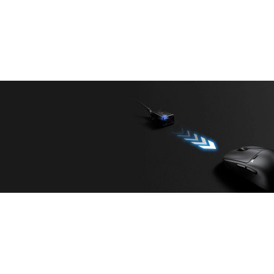 Безжична мишка Pulsar Wireless Gaming Mouse X2 CrazyLight Jet Black 8K