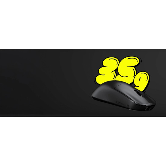 Безжична мишка Pulsar Wireless Gaming Mouse X2 CrazyLight Jet Black 8K