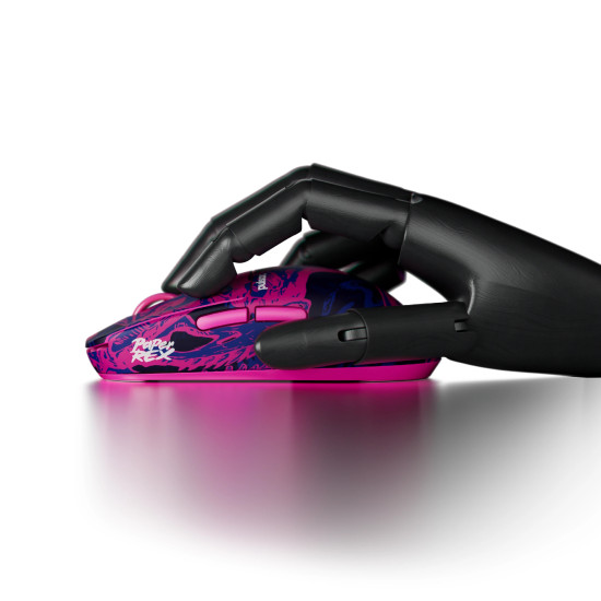 Безжична мишка Pulsar X2 CrazyLight PRX Edition, Black/Pink/Purple