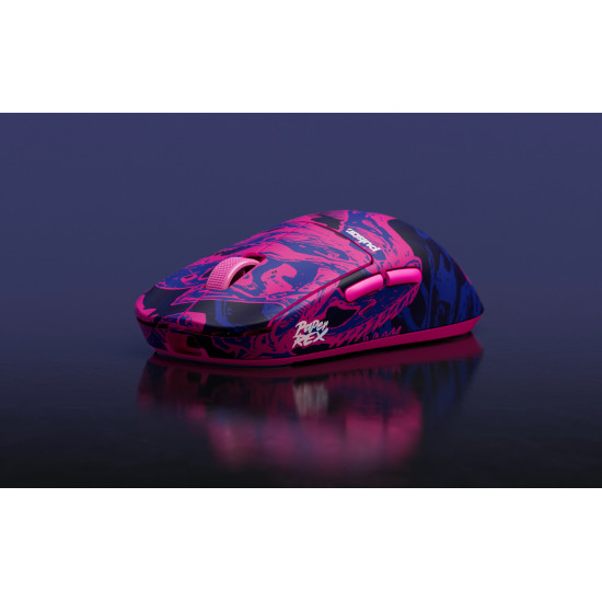 Безжична мишка Pulsar X2 CrazyLight PRX Edition, Black/Pink/Purple