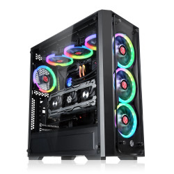 Кутия за компютър Raijintek PONOS TG4 - 4 x 120mm ARGB Fans, Tempered Glass