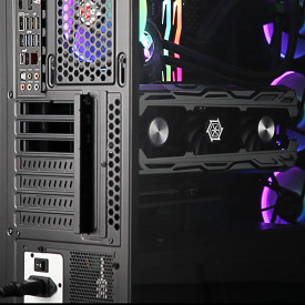 Кутия за компютър Raijintek PONOS TG4 - 4 x 120mm ARGB Fans, Tempered Glass