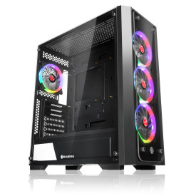 Кутия за компютър Raijintek PONOS TG4 - 4 x 120mm ARGB Fans, Tempered Glass