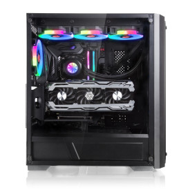 Кутия за компютър Raijintek PONOS TG4 - 4 x 120mm ARGB Fans, Tempered Glass