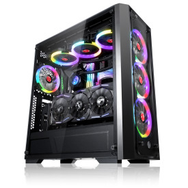 Кутия за компютър Raijintek PONOS TG4 - 4 x 120mm ARGB Fans, Tempered Glass
