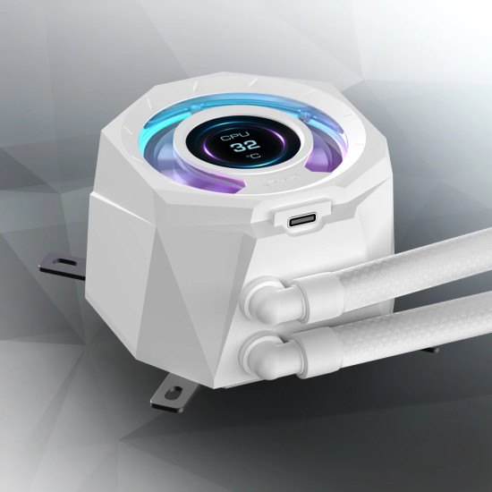 Водно охлаждане Raijintek Water Cooling - CYCLOPS 240 White