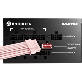 Захранване Raijintek PSU ATX 3.0 1200W Gold - CRATOS 1200 WHITE