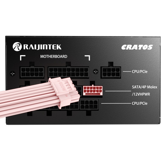 Захранване Raijintek PSU ATX 3.0 1200W Gold - CRATOS 1200 WHITE