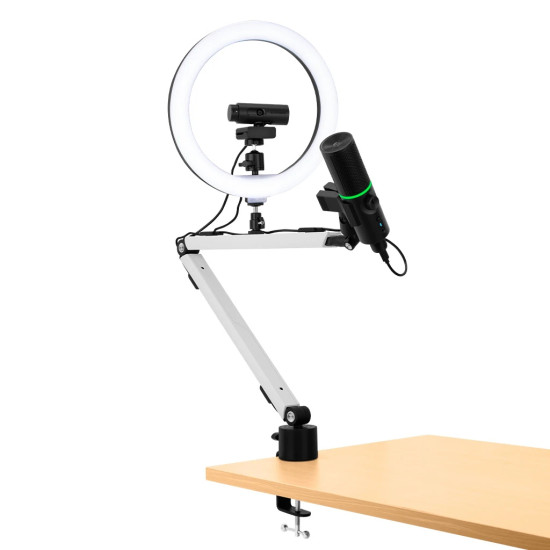 Стойка за микрофон Streamplify MOUNT ARM - White