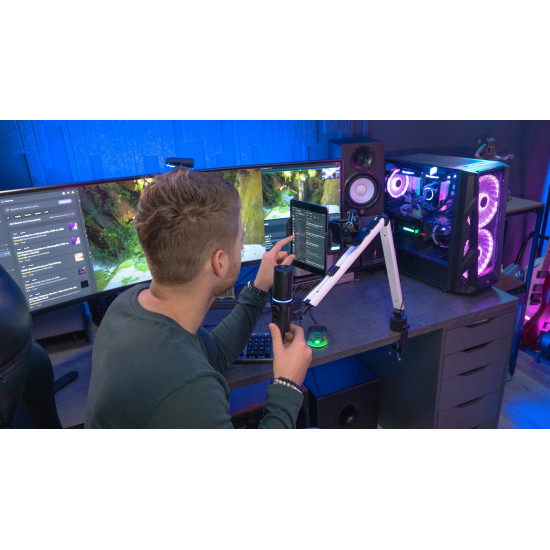Стойка за микрофон Streamplify MOUNT ARM - White