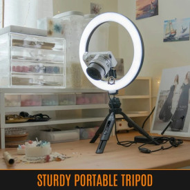 LED ринг с трипод Streamplify Streaming LIGHT 10 - SPIR-LZ10112.11