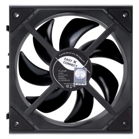 Комплект вентилатори Thermalright TL-M12QR, 120 mm, Reverse Blade, 1500 RPM, Infinity Mirror, Daisy-Chain, A-RGB, 3 броя, Black