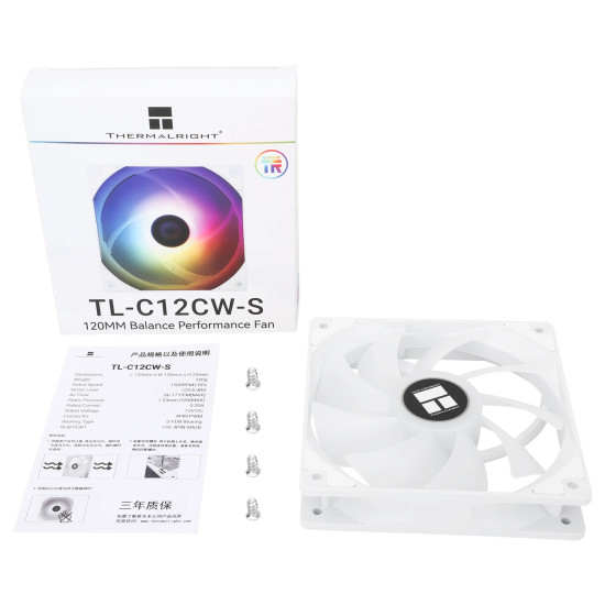 Вентилатор Thermalright Fan 120mm - TL-C12CW-S - aRGB