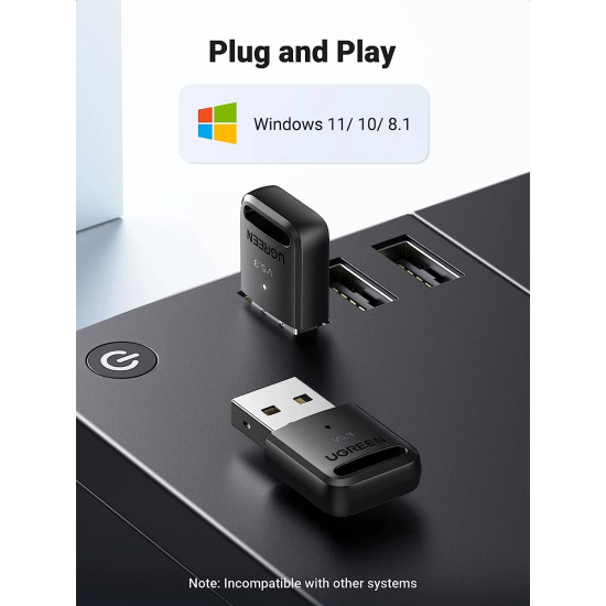 Блутут адаптер Ugreen Bluetooth 5.3 CM591 USB adapter - 90225