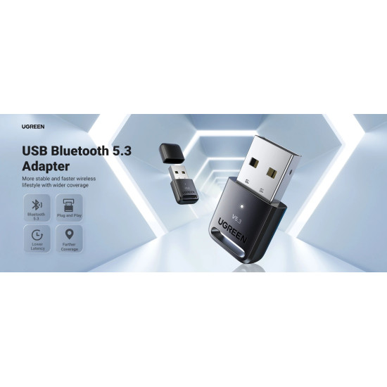 Блутут адаптер Ugreen Bluetooth 5.3 CM591 USB adapter - 90225