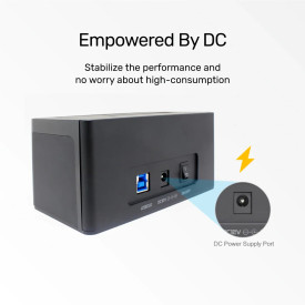 HDD докинг станция Unitek HDD/SSD Dock, 2.5 и 3.5 инча, USB3.0, Y-1078