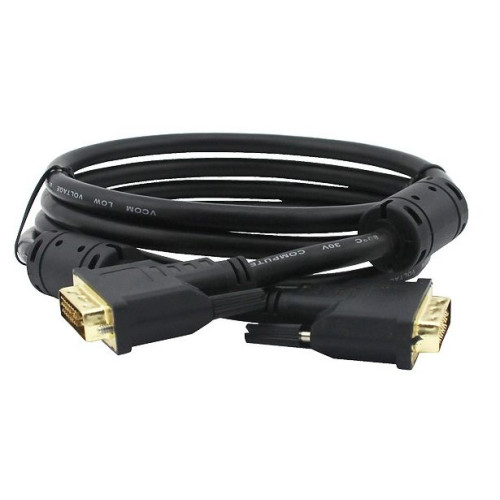 DVI кабел VCom DVI 24+1 Dual Link M / M +2 Ferrite - CG441GD-3m