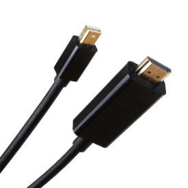 Mini Display Port кабел VCom M / HDMI M 4K 2160p - CG615L-1.8m-4K Black