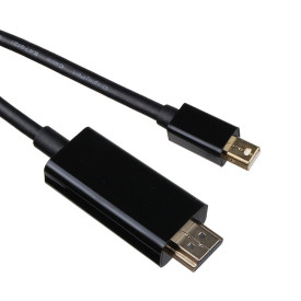 Mini Display Port кабел VCom M / HDMI M 4K 2160p - CG615L-1.8m-4K Black