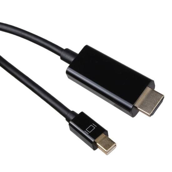 Mini Display Port кабел VCom M / HDMI M 4K 2160p - CG615L-1.8m-4K Black