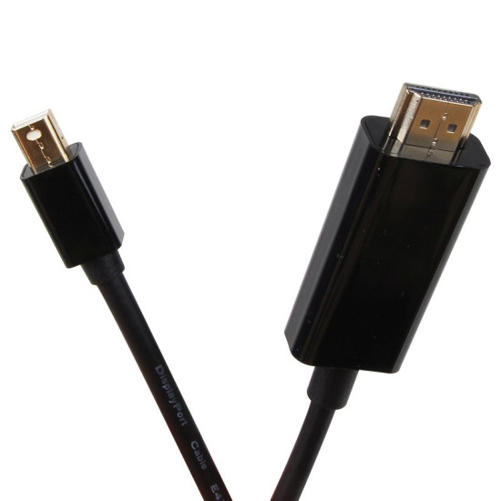 Mini Display Port кабел VCom M / HDMI M 4K 2160p - CG615L-1.8m-4K Black