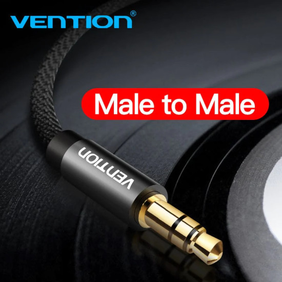 Аудио кабел Vention Fabric Braided 3.5mm M/M Audio Cable 1.5m - BAGBG