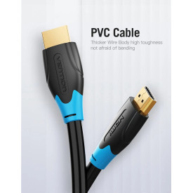 HDMI кабел Vention HDMI v2.0 M / M 4K/60Hz Gold - 15M Black - AACBN