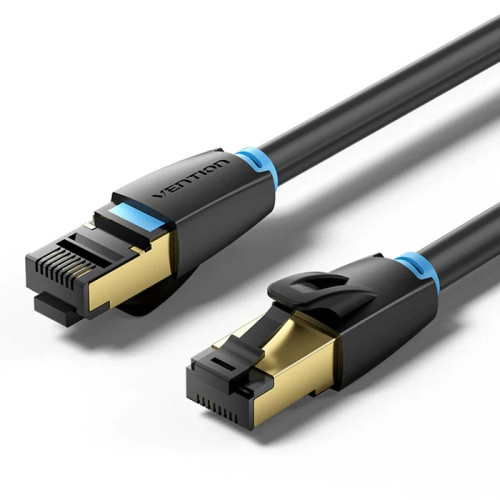 Мрежови кабел Vention SFTP Cat.8 Patch Cable - 5.0M Black 40Gbps - IKABJ