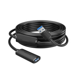 USB кабел удължение Vention, USB 3.0 AM/AF Active Extension, 5M, черен, CBMBJ