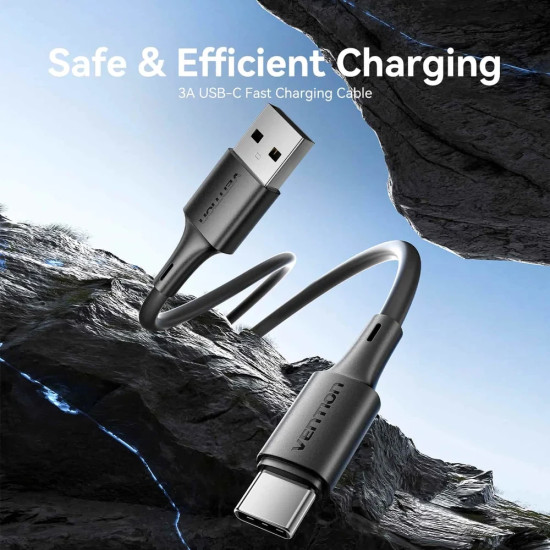 USB кабел Vention USB 2.0 AM / USB-C M 0.25m - TRQBAC